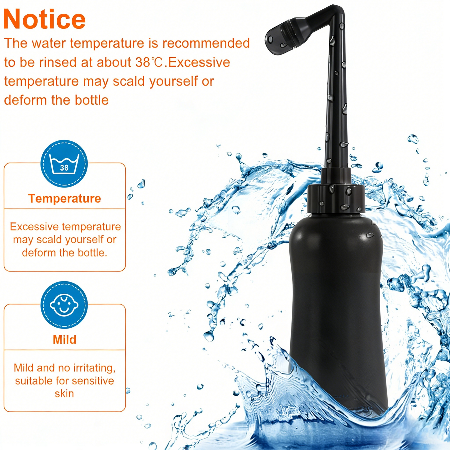 450ml Portable Postpartum Peri Bidet Bottle