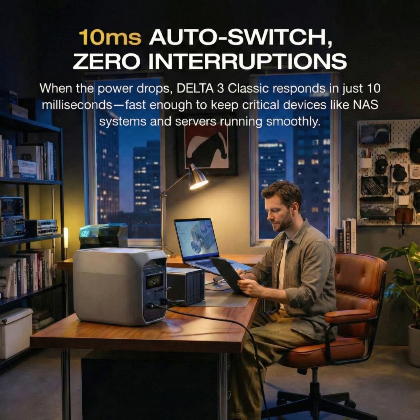 Unstoppable Power: Massive Capacity + Fast Recharge = All-Day Energy