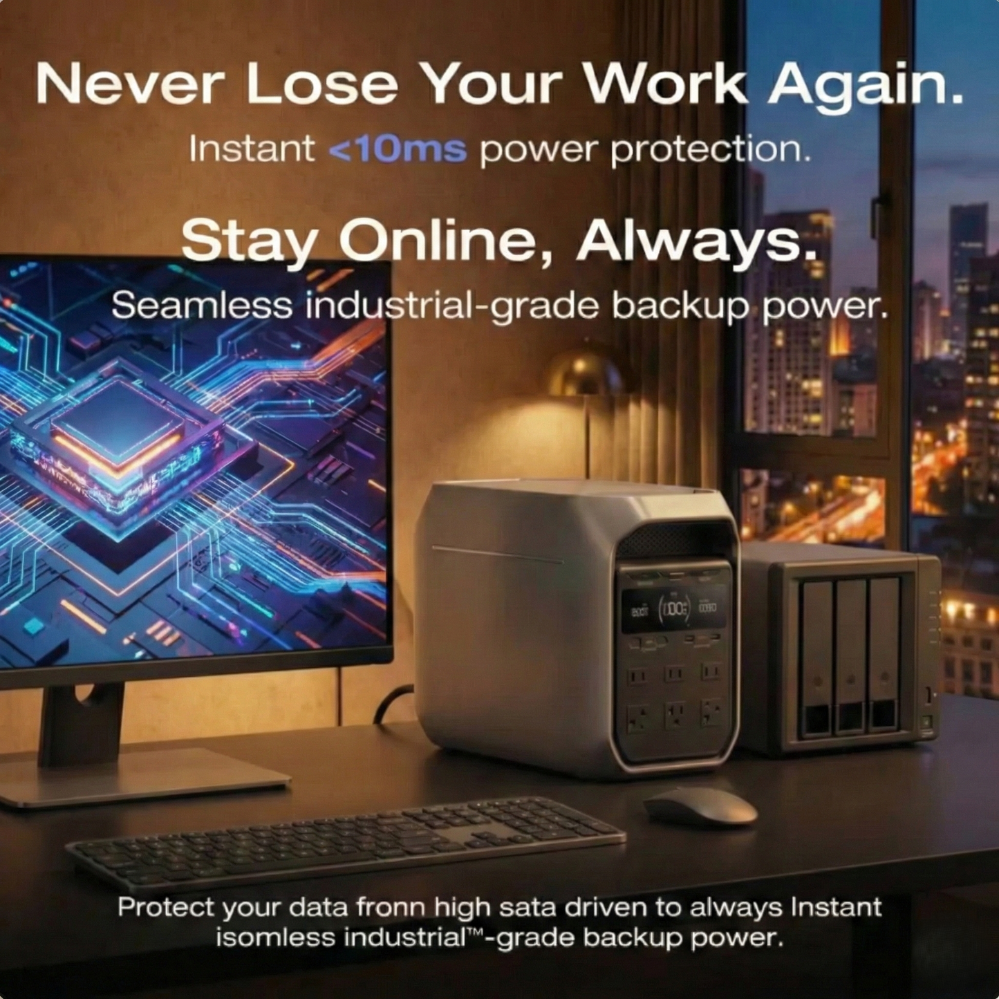 Unstoppable Power: Massive Capacity + Fast Recharge = All-Day Energy