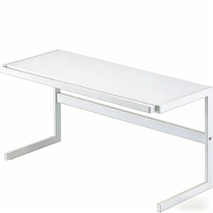 Adjustable Expandable Kitchen Shelf Rack with Hanging Storage