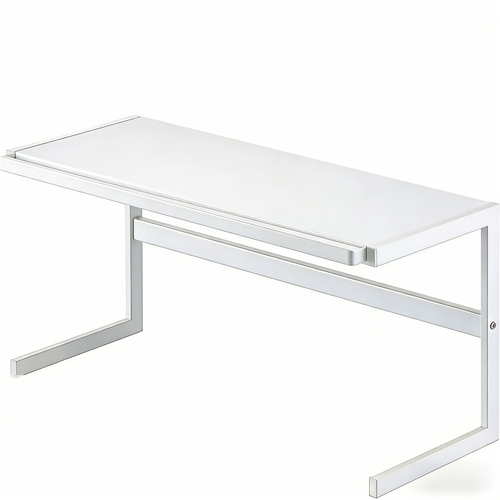 Adjustable Expandable Kitchen Shelf Rack with Hanging Storage