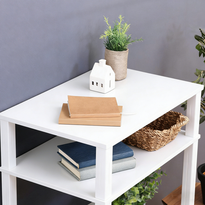 Mobile Multi-Tier Kitchen Storage Shelf with Cabinet